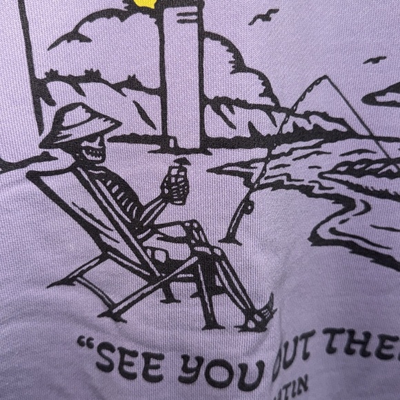 Breakers Surf Shop Katin Crew Neck Sweatshirt Dusty Purple SZ Small - Picture 7 of 10